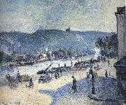 Camille Pissarro Rouen A Bend in the River Germany oil painting artist